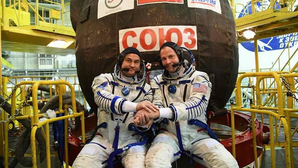 Full faith in Russia-made Soyuz rocket says crew ahead of first launch since failure