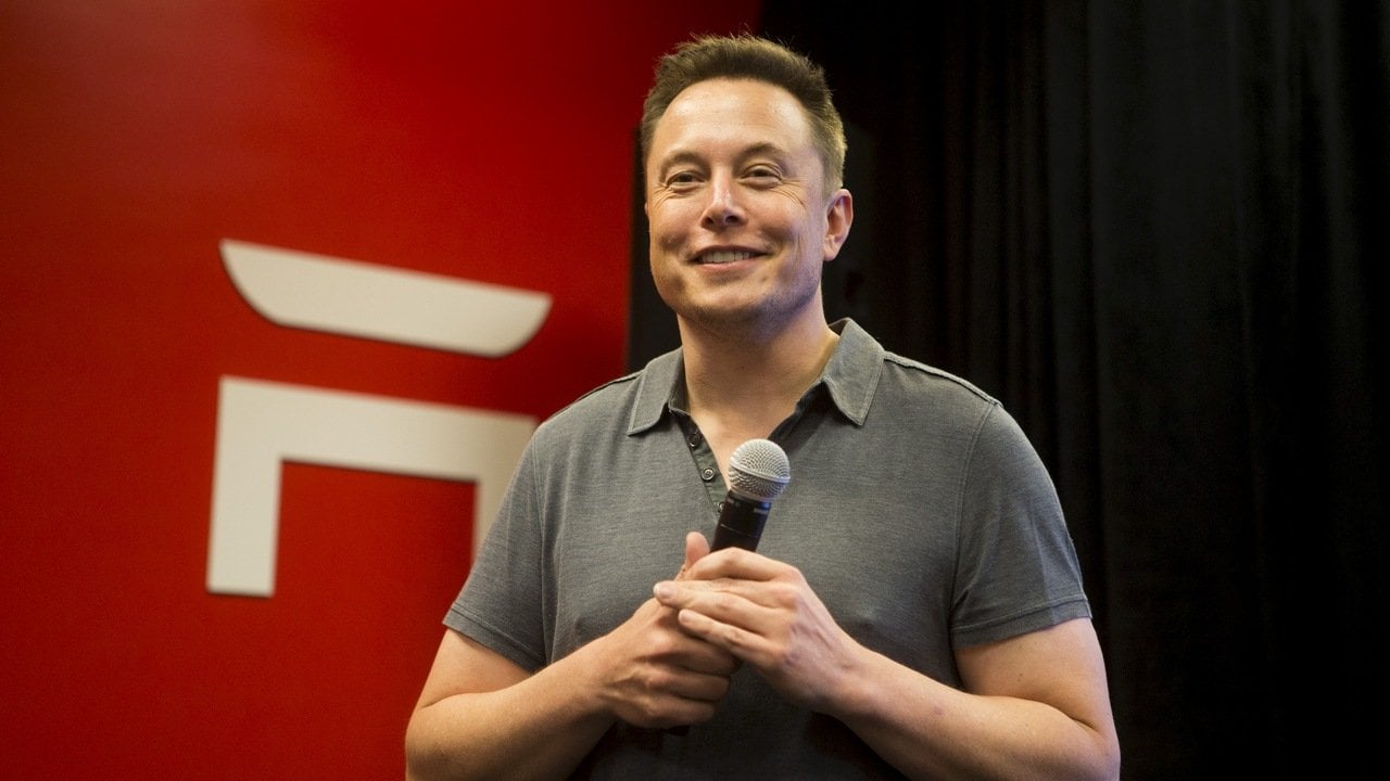 Tesla CEO Elon Musk speaks at an event in Palo Alto, California. Reuters