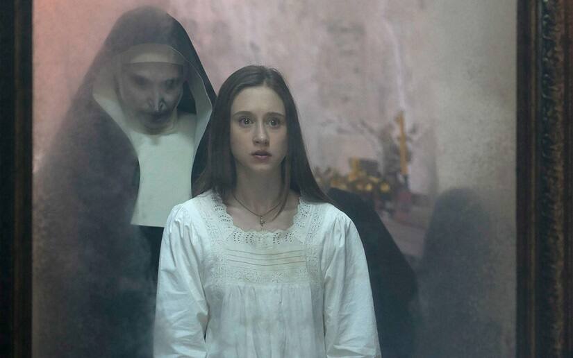 A still from The Nun. Image via Twitter