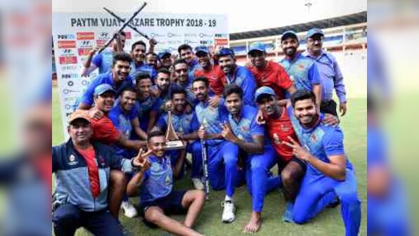 Vijay Hazare Trophy 2018: Mumbai capture third title after Aditya Tare's 71 lead them to four-wicket win over Delhi
