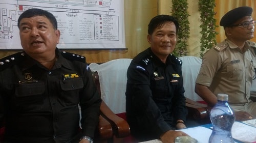 Immigration officials from Tamu district in Myanmar. Image courtesy: Sunzu Bachaspatimayum