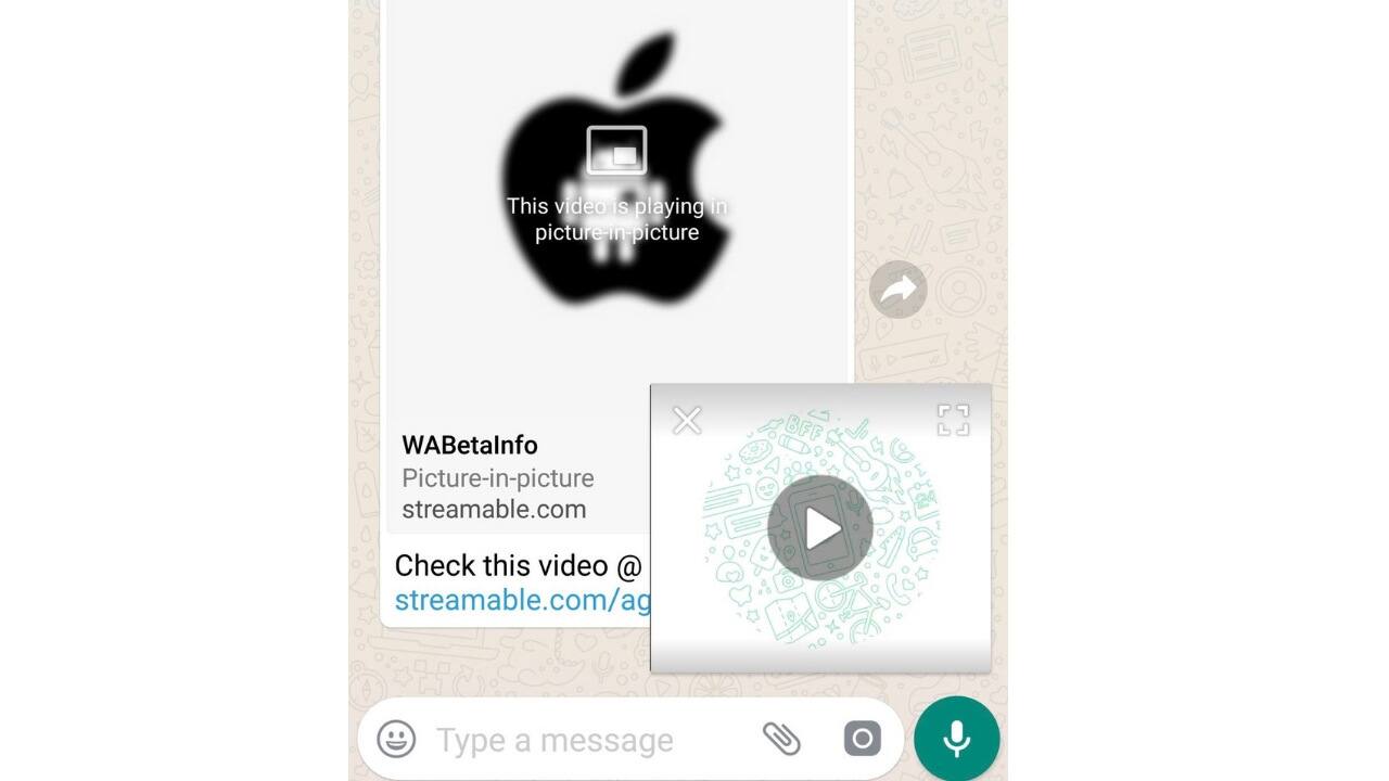 Picture in Picture mode for Android users. Image: Wabetainfo