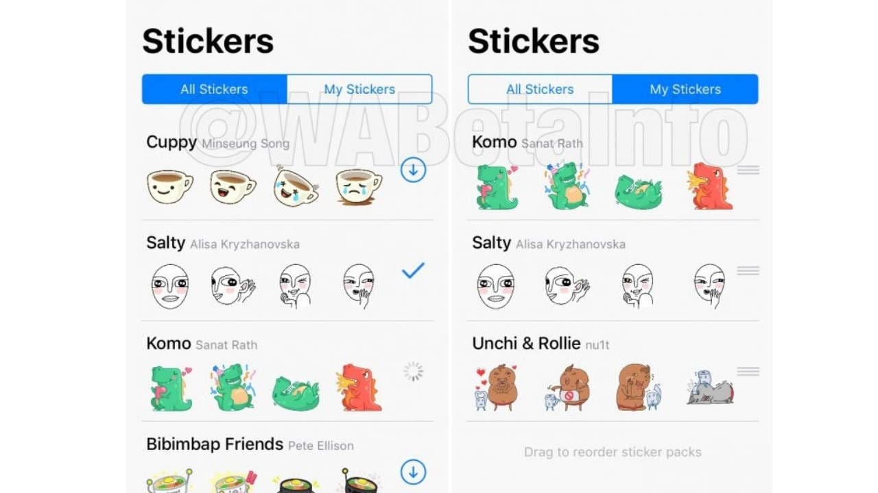 WhatsApp begins rolling out new Sticker feature on iOS and 