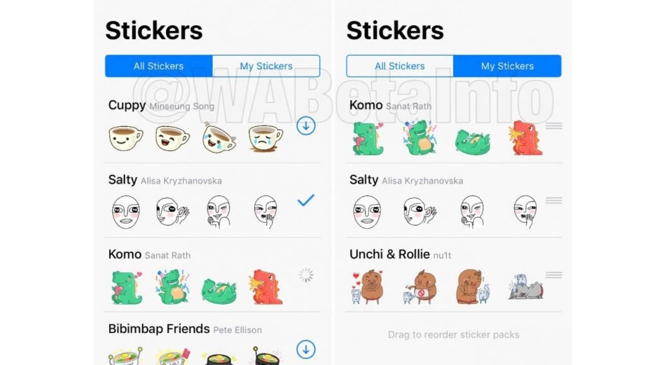 WhatsApp begins rolling out new Sticker feature on iOS and