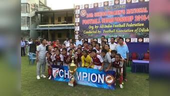 Senior Women's National Football Championships: Manipur beat Odisha 2-1 to clinch title for 19th time