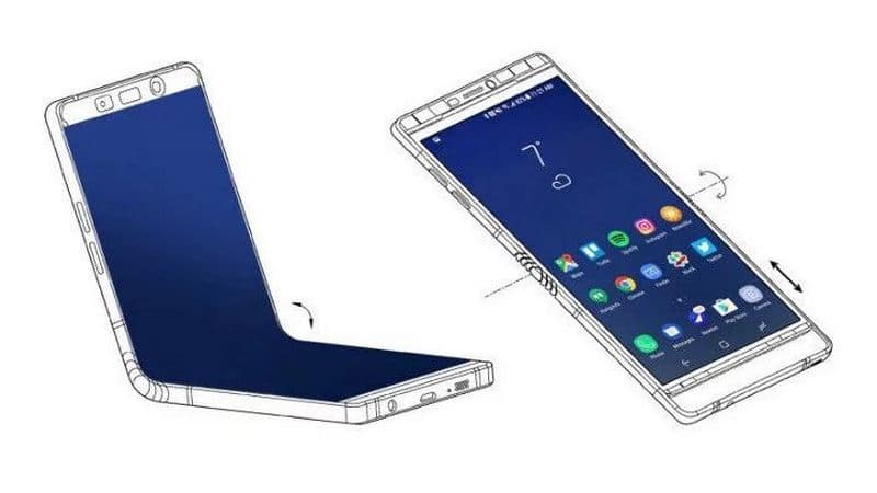 Samsung foldable phone concept.