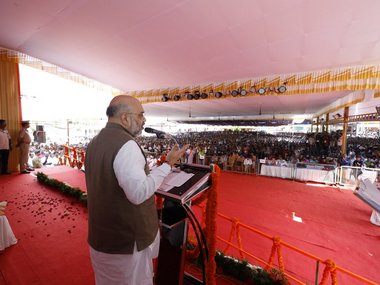 Amit Shah sets tone for BJP's 2019 poll pitch in Kerala, takes on LDF govt over Sabarimala row Amit Shah sets tone for BJP's 2019 poll pitch in Kerala, takes on LDF govt over Sabarimala row