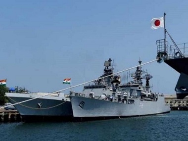 JIMEX 18 begins in Visakhapatnman: Third edition of India-Japan maritime exercises underway after Japanese ships arrive JIMEX 18 begins in Visakhapatnman: Third edition of India-Japan maritime exercises underway after Japanese ships arrive