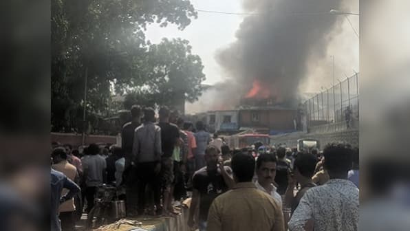 Major fire in Bandra West slum updates: Reports say wind speed disrupting firefighting ops, but blaze under control