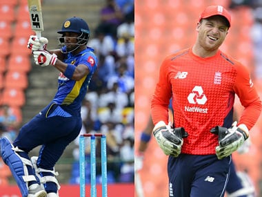   Dinesh Chandimal and Jos Buttler, Captains of Sri Lanka and England in this meeting. AFP 