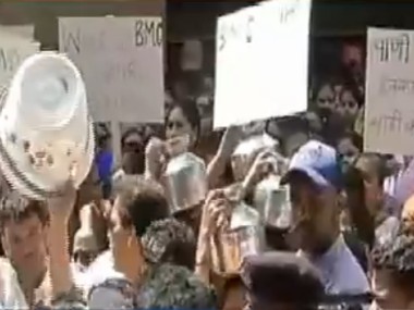 South Mumbai residents protest against irregular water supply, suspect tanker mafia-administrators nexus South Mumbai residents protest against irregular water supply, suspect tanker mafia-administrators nexus