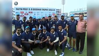Deodhar Trophy 2018: Ajinkya Rahane hits ton as India C trounce India B to lift trophy