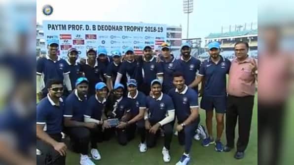 Deodhar Trophy 2018: Ajinkya Rahane hits ton as India C trounce India B to lift trophy