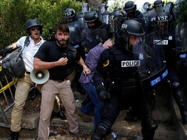 US authorities charge four members of neo-Nazi movement with inciting violence in 2017 Virginia case that saw one person killed US authorities charge four members of neo-Nazi movement with inciting violence in 2017 Virginia case that saw one person killed