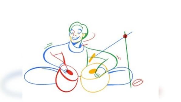 Tabla maestro Lachhu Maharaj's 74th birthday commemorated with a Google Doodle