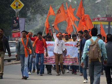 The narrative, which reportedly has been perpetrated by the Rashtriya Swayamsevak Sangh, is aimed at Hindu one-upmanship. AFP