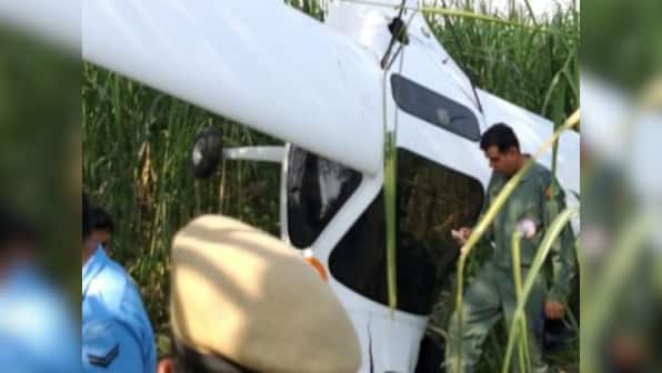 IAF aircraft crashes at Ranchad village in Uttar Pradesh's Baghpat district; both pilots on-board eject safely