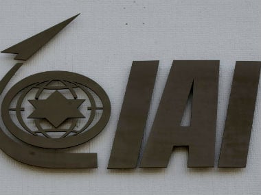 The logo of state-owned Israel Aerospace Industries. Reuters