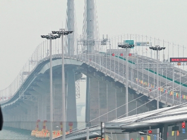 China launches 55-kilometre mega bridge connecting Hong Kong to mainland; set to be world's longest oversea structure China launches 55-kilometre mega bridge connecting Hong Kong to mainland; set to be world's longest oversea structure