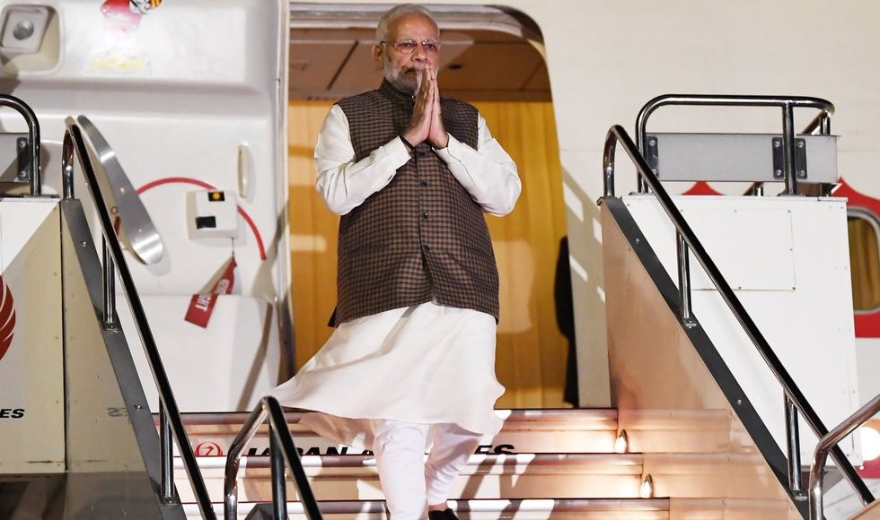Prime Minister Narendra Modi arrived in Japan on Saturday for a two-day official visit to take part in the 13th India-Japan Annual Summit. Twitter/@MEAIndia Prime Minister Narendra Modi arrived in Japan on Saturday for a two-day official visit to take part in the 13th India-Japan Annual Summit. Twitter/@MEAIndia