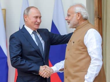 Vladimir Putin expresses hope that AK-203 rifles will help India's defence sector, fulfill security agencies' need for small arms