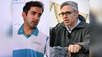 Gautam Gambhir, Omar Abdullah engage in heated war of words on Twitter over killing of militant Manan Wani