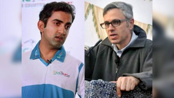 Gautam Gambhir, Omar Abdullah engage in heated war of words on Twitter over killing of militant Manan Wani