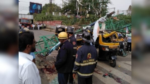 Four killed, several injured in Pune's Shivajinagar after hoarding collapses near railway station