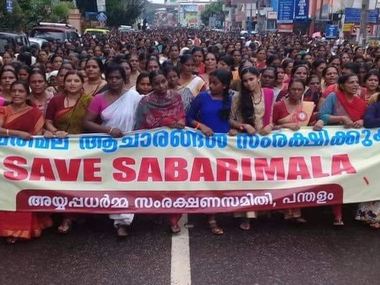 Kerala Shiv Sena's activists protest Sabarimala verdict, threaten to commit mass suicide if 'any woman enters shrine' Kerala Shiv Sena's activists protest Sabarimala verdict, threaten to commit mass suicide if 'any woman enters shrine'