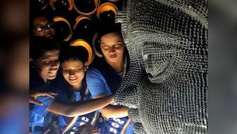 Durga Puja pandal helps the blind to see? Installation in Kolkata made of threads and nails for visually-impaired people