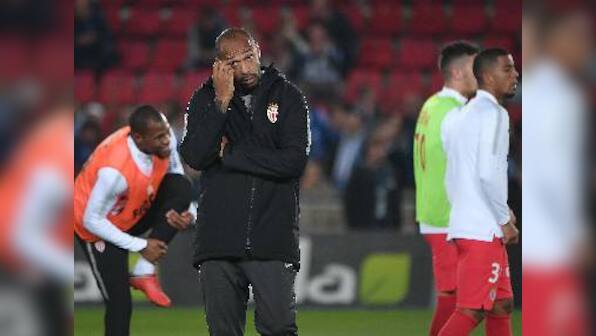 Ligue 1: Monaco drift into relegation zone with defeat on Thierry Henry's coaching debut; PSG seal 10th victory in row