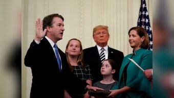 Donald Trump apologises to Brett Kavanaugh's family on behalf of nation for its 'terrible suffering', calls SC justice 'fair-minded, unbiased'