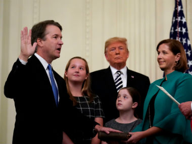 Donald Trump apologises to Brett Kavanaugh's family on behalf of nation for its 'terrible suffering', calls SC justice 'fair-minded, unbiased' Donald Trump apologises to Brett Kavanaugh's family on behalf of nation for its 'terrible suffering', calls SC justice 'fair-minded, unbiased'