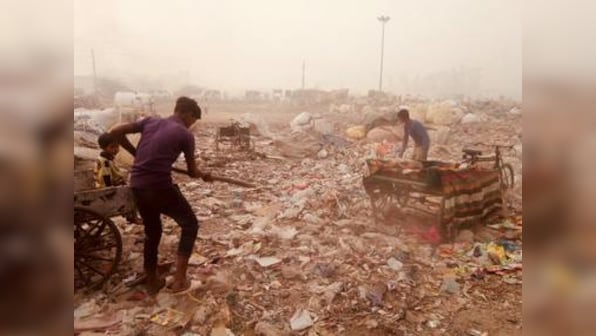 As fire at Bhalswa landfill adds to Delhi’s smog, experts push for segregating waste at source, formalising garbage collection
