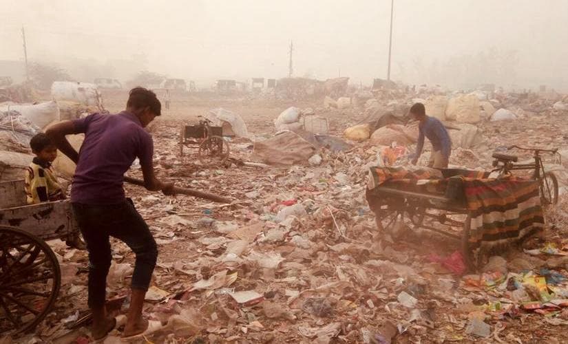 As fire at Bhalswa landfill adds to Delhi’s smog, experts push for segregating waste at source, formalising garbage collection