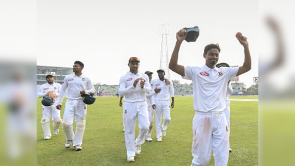 Bangladesh vs Zimbabwe: Taijul Islam picks five-for in second innings as hosts require 295 more runs to win first Test
