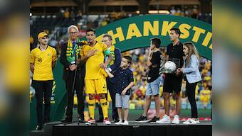 Socceroos legend Tim Cahill bids emotional farewell as Martin Boyle scores brace in Australia's 3-0 win against Lebanon