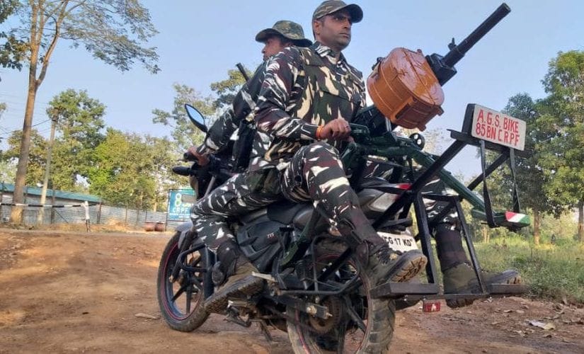 In a first of its kind initiative, the CRPF in Bijapur has launched Bike grenade launcher to combat Maoists in the area. Image/Firstpost