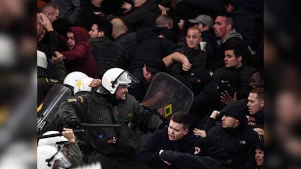 Champions League: UEFA opens disciplinary proceedings agains AEK Athens, Ajax fans after nine people hospitalised in violent confrontation