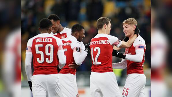 Europa League: Teenagers Emile Smith Rowe, Joe Willock help Arsenal pass Vorskla Poltava test; Chelsea power on