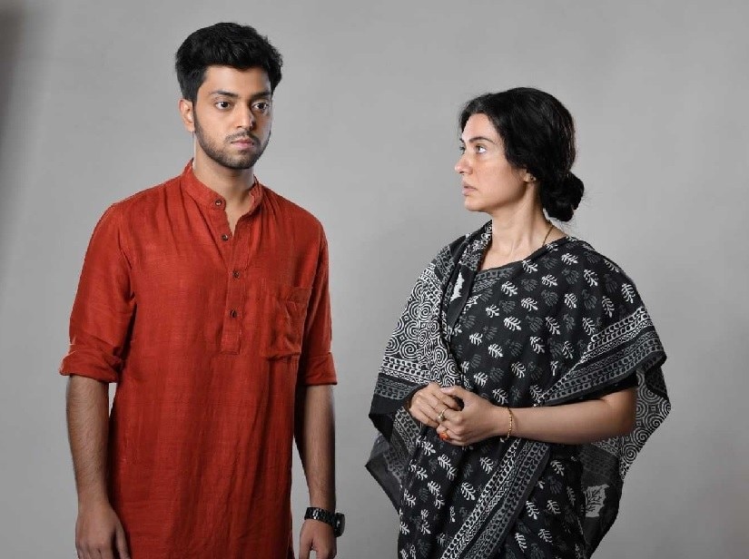 Anubhav Kanjilal and Arpita Chatterjee in Abyakto. Image via Facebook
