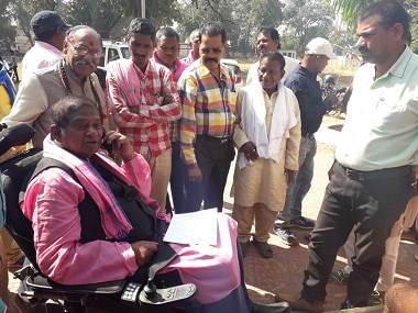 Ajit Jogi meets supporters ahead of the Chhattisgarh polls. Firstpost/Parth MN