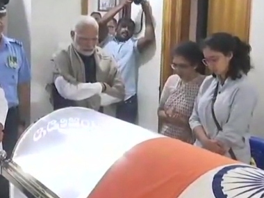 Ananth Kumar passes away at 59: Narendra Modi pays last respects to Union minister in Bengaluru, meets his family Ananth Kumar passes away at 59: Narendra Modi pays last respects to Union minister in Bengaluru, meets his family
