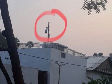 Tejashwi Yadav claims Nitish Kumar is 'snooping' by installing CCTV camera near his residence Tejashwi Yadav claims Nitish Kumar is 'snooping' by installing CCTV camera near his residence