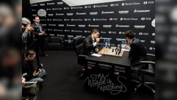 World Chess Championship: Magnus Carlsen, Fabiano Caruana set record for longest streak of draws after ninth successive stalemate