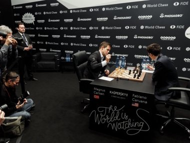 World Chess Championship: Magnus Carlsen, Fabiano Caruana set record for longest streak of draws after ninth successive stalemate World Chess Championship: Magnus Carlsen, Fabiano Caruana set record for longest streak of draws after ninth successive stalemate