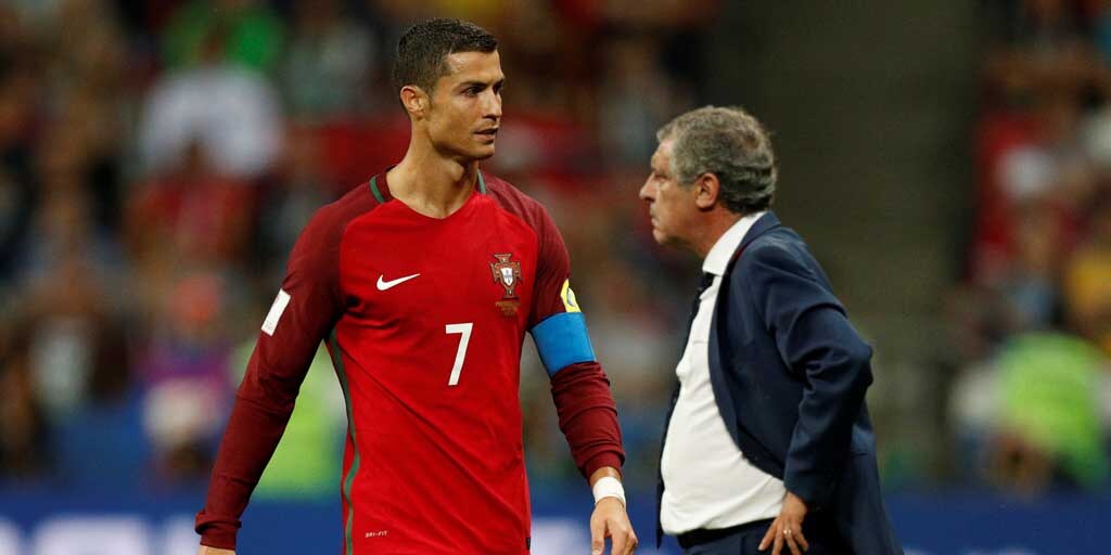 Cristiano Ronaldo is 'with the team', says Portugal coach ...