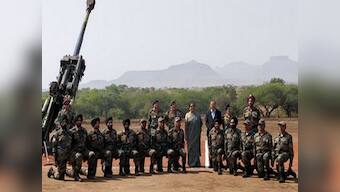 Nirmala Sitharaman inducts 3 major artillery gun systems including M777 American Ultra Light Howitzers, K-9 Vajra into army