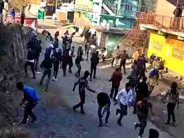 Centuries-old tradition of stone-pelting marked in Himachal Pradesh's Dhami village on the day after Diwali Centuries-old tradition of stone-pelting marked in Himachal Pradesh's Dhami village on the day after Diwali