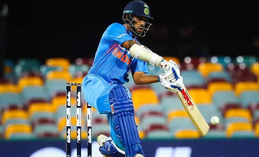 Shikhar Dhawan&rsquo;s blistering innings ended in vain as India lost by 4 runs. AFP